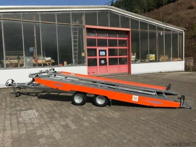 Rimorchio trasporta auto WM MEYER KHL 2701 4,75 x 2,03 mtr. kippbar