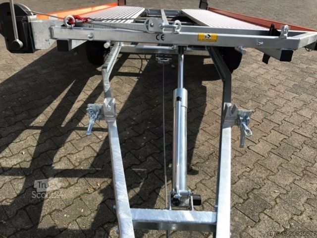 Rimorchio trasporta auto WM MEYER KHL 2701 4,75 x 2,03 mtr. kippbar