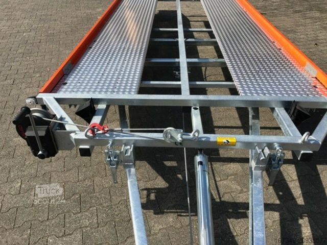 Rimorchio trasporta auto WM MEYER KHL 2701 4,75 x 2,03 mtr. kippbar
