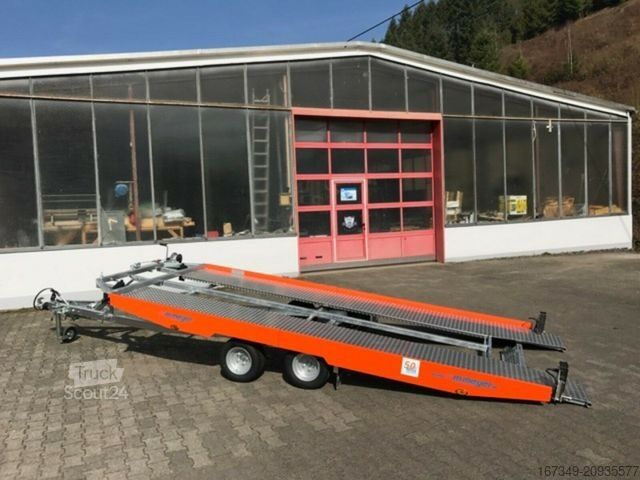 Rimorchio trasporta auto WM MEYER KHL 2701 4,75 x 2,03 mtr. kippbar