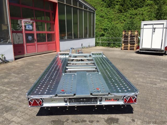 Reboque porta-carros PONGRATZ L-AT 400 T-K 2700kg - Kippbar! - AKTIONSPREIS