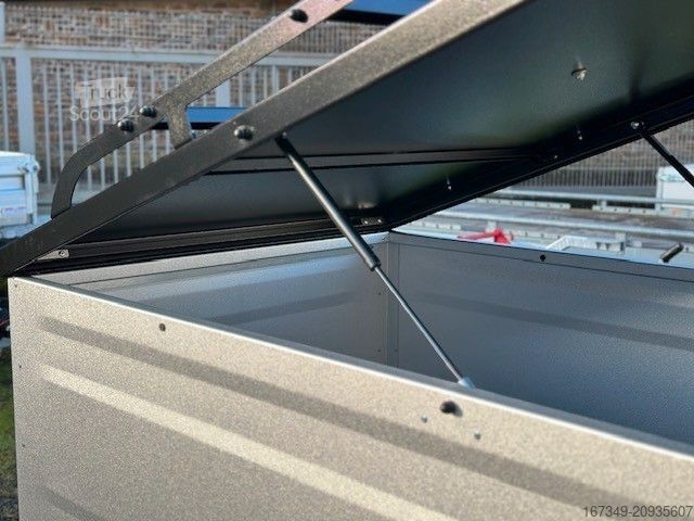 Przyczepa skrzyniowa TPV TRAILERS KT-EU2 VS Koffer Anhänger mit verstärktem Deckel