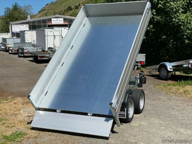 Remolque volquete trilateral SARIS Heckkipper K1 276 150 2700 kg elektrisch kippbar