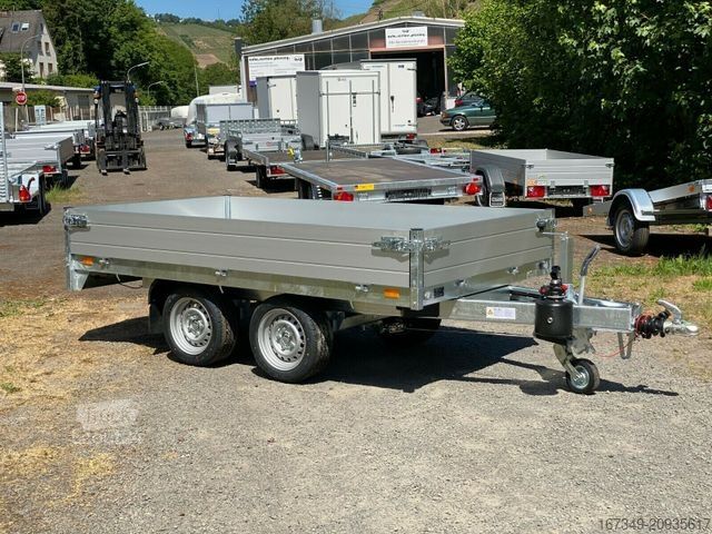 Remolque volquete trilateral SARIS Heckkipper K1 276 150 2700 kg elektrisch kippbar