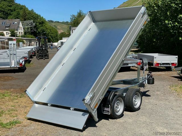 Remorque benne trilibérale SARIS Heckkipper K1 276 150 2000 kg elektrisch kippbar