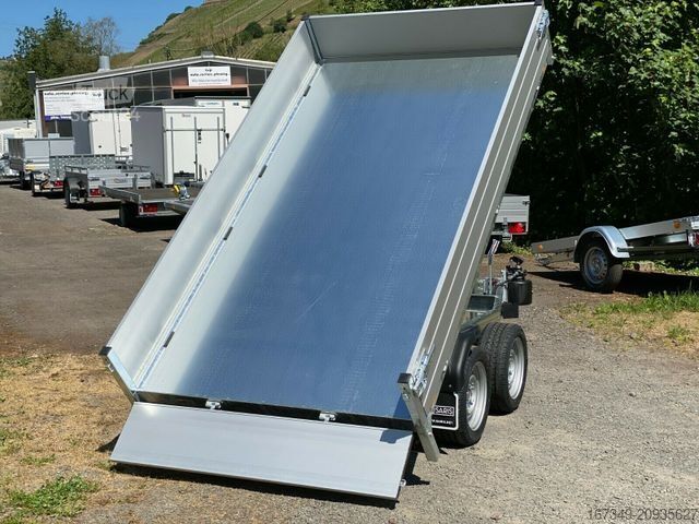 Remorque benne trilibérale SARIS Heckkipper K1 276 150 2000 kg elektrisch kippbar