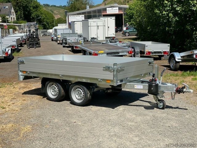 Remorque benne trilibérale SARIS Heckkipper K1 276 150 2000 kg elektrisch kippbar