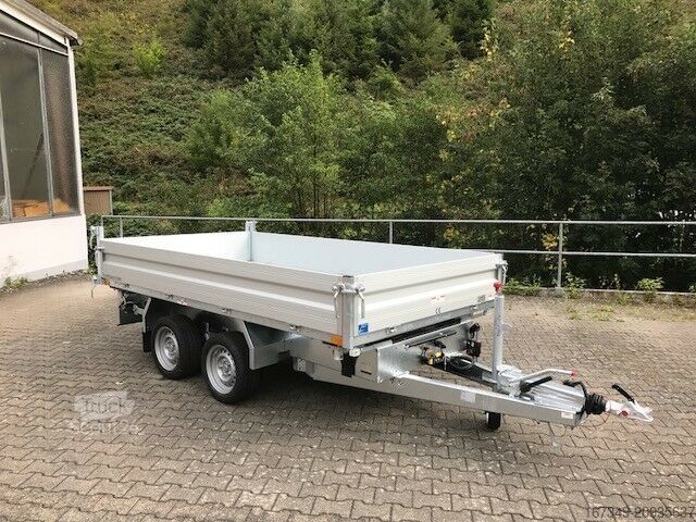 Трьохсторонній самоскидний причіп HUMBAUR HTK 3000.31 - 3.000kg elektrisch kippbar!