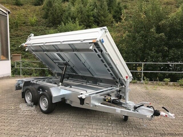Трьохсторонній самоскидний причіп HUMBAUR HTK 3000.31 - 3.000kg elektrisch kippbar!