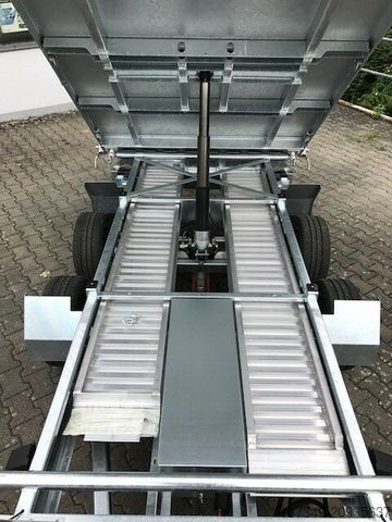 Трьохсторонній самоскидний причіп HUMBAUR HTK 3000.31 - 3.000kg elektrisch kippbar!