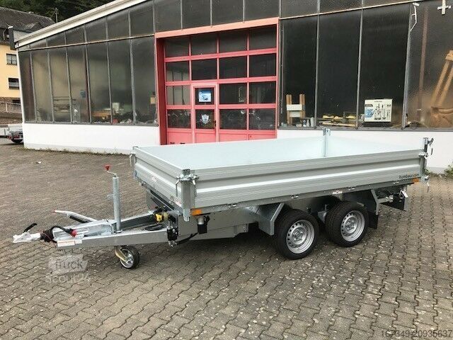 Трьохсторонній самоскидний причіп HUMBAUR HTK 3000.31 - 3.000kg elektrisch kippbar!