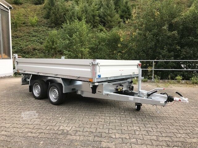 Трьохсторонній самоскидний причіп HUMBAUR HTK 3000.31 - 3.000kg elektrisch kippbar!