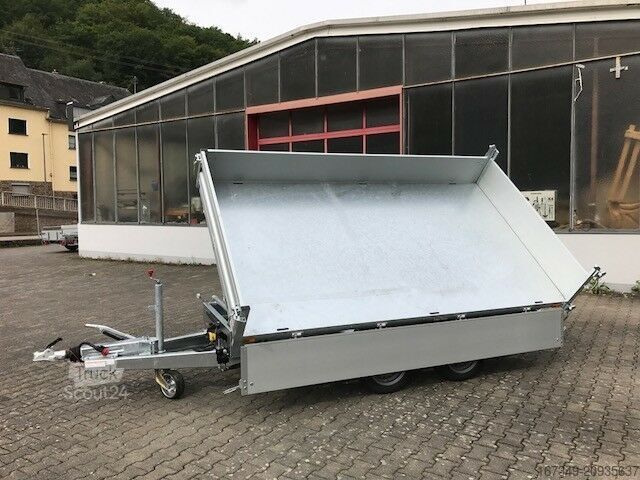 Трьохсторонній самоскидний причіп HUMBAUR HTK 3000.31 - 3.000kg elektrisch kippbar!