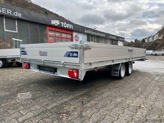 Autós utánfutó SARIS PL 506 204 3500kg HD Heavy Duty niedrig Fahrwerk
