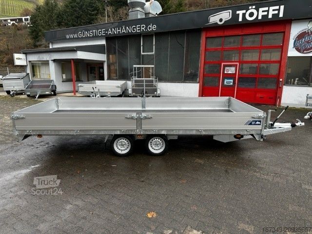 Autós utánfutó SARIS PL 506 204 3500kg HD Heavy Duty niedrig Fahrwerk