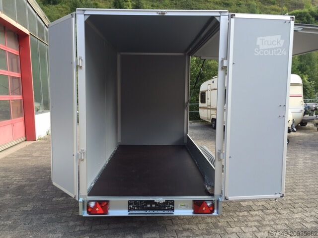 Remorque à caisse SARIS FW 3,06x1,54 mit 2m Innenhöhe & Verkaufsklappe!