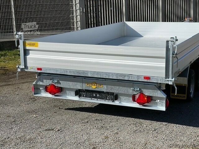 Трьохсторонній самоскидний причіп HUMBAUR HTK 3500.41 - 410x210x35cm - elektrisch kippbar