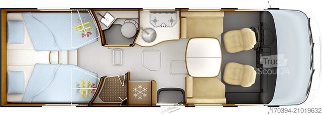 Kamper zintegrowany RAPIDO Serie Distinction i166M ALDE