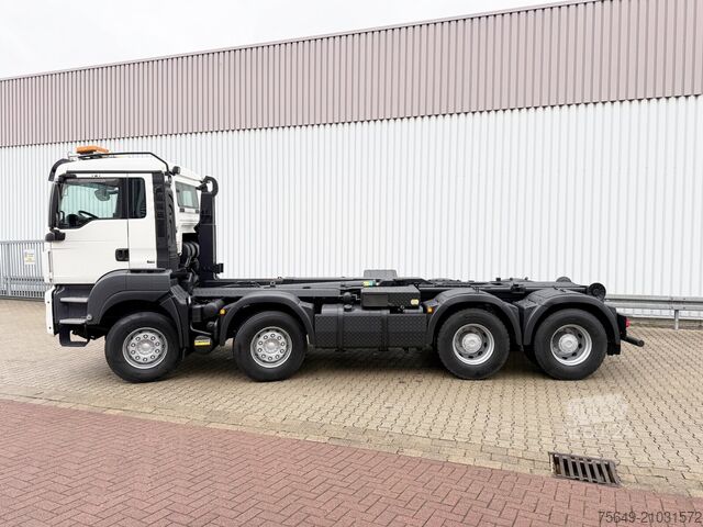 Haakarm vrachtwagen MAN TGS 35.480 8x4 BL TGS 35.480 8x4 BL, PriTarder, Navi
