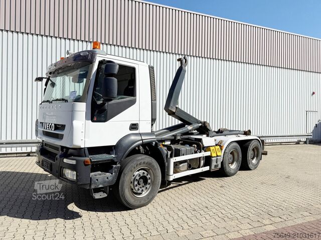 Camion benne à bras amovible Iveco-Magirus Trakker AD260T41/P 6x4 Trakker AD260T41/P 6x4, EEV, VDL S-21-5200
