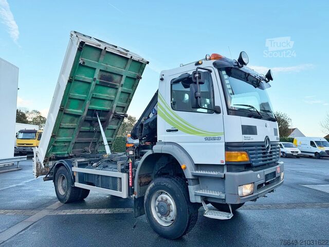 Grue à tour Mercedes-Benz Atego 1823AK 4x4 Atego 1823AK 4x4, Kran HIAB, Bordmatik