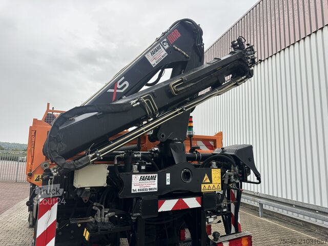 Unimog Unimog U500 4x4 U500 4x4 405/40 mit Heckkran Hiab 077-1 HiDuo, absattelbar, Funk