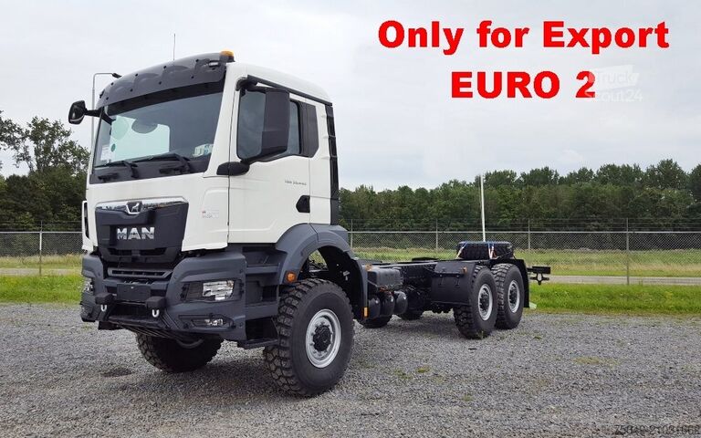 Lastbilchassi MAN TGS 33.440 6x6 BB CH TGS 33.440 6x6 BB CH, Euro2, Einzelbereifung