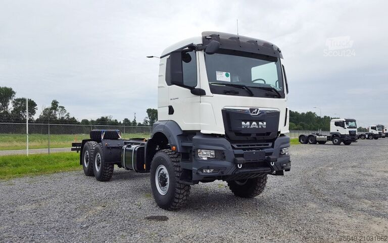 Lastbilchassi MAN TGS 33.440 6x6 BB CH TGS 33.440 6x6 BB CH, Euro2, Einzelbereifung