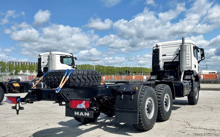 Lastbilchassi MAN TGS 33.440 6x6 BB CH TGS 33.440 6x6 BB CH, Euro2, Einzelbereifung