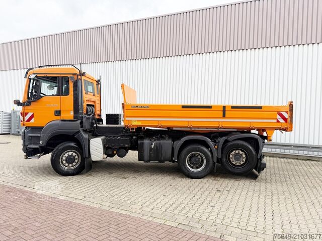 Driezijdige kipper MAN TGS 28.400 6x4-4 BL TGS 28.400 6x4-4 BL, Winterdienstausstattung, EEV, Lenk-/Liftachse, Wechselsystem