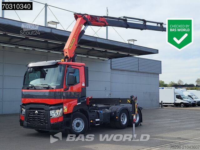 Plateau de chargement Renault C 440 6X4 33T Palfinger PK 33002 EH Kran Crane ...