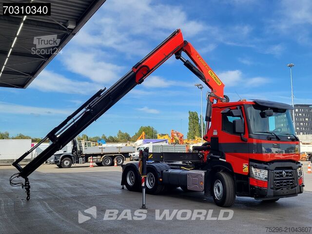 Plateau de chargement Renault C 440 6X4 33T Palfinger PK 33002 EH Kran Crane ...