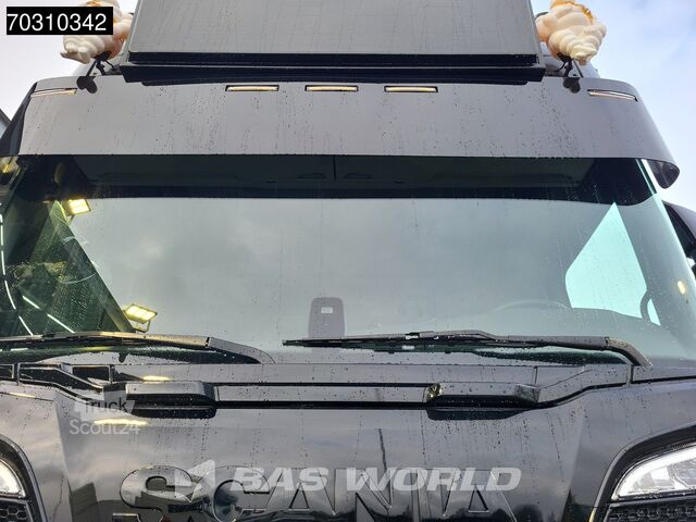 Plateau de chargement Scania S660 8X2 HMF 9520OK-RCS Crane Kran Fifth wheel ...