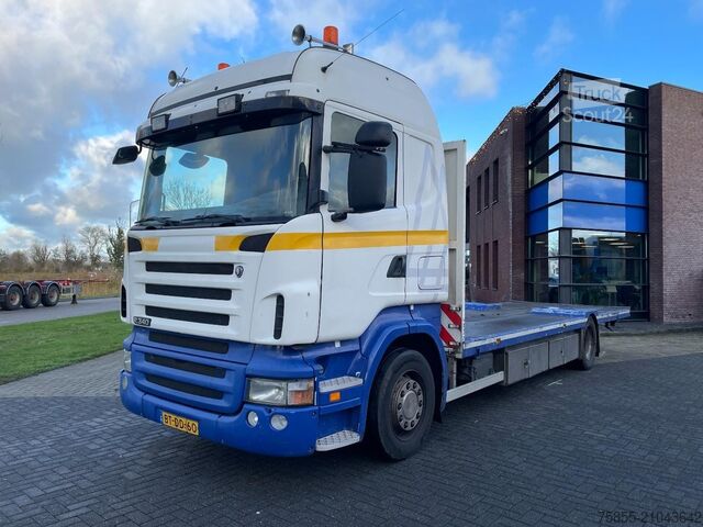 Boîte plate Scania R 340 B 4X2 Platform (90cm high)/ Full Air Susp...