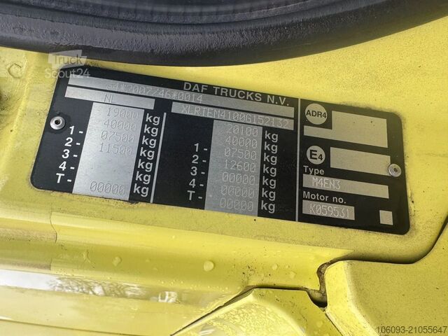 MTS standard DAF CF 330 Slaapcabine