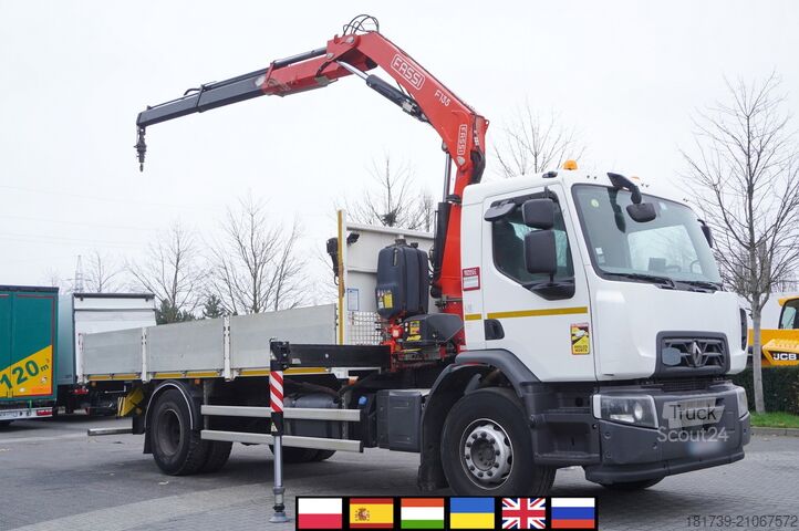 Vinçli platform Renault C280 DTI 8 / FASSI crane 5.6T / 560 mth