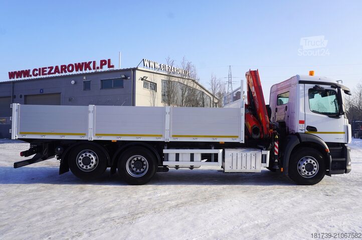 Vinçli platform Mercedes-Benz Antos 2540 / Flatbed 15 EPAL/ Fassi F165
