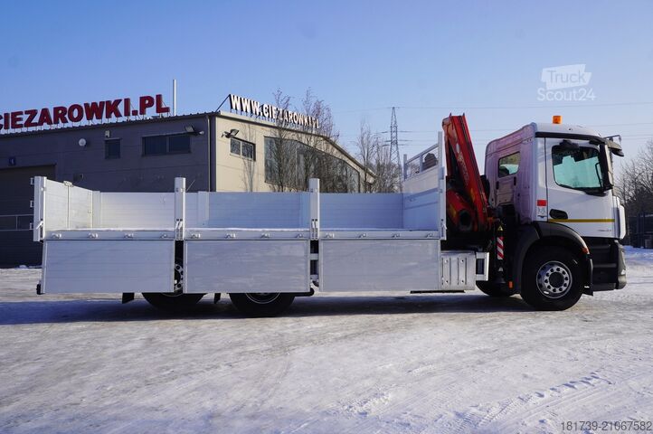 Vinçli platform Mercedes-Benz Antos 2540 / Flatbed 15 EPAL/ Fassi F165