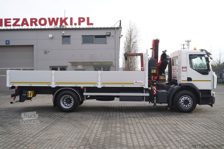 Vinçli platform Renault C280 DTI 8 / FASSI crane 5.6T / range 8m