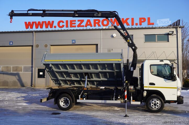 üç taraflı damper Mitsubishi Fuso Canter 9C18 / HDS HIAB 066 B-2 DUO