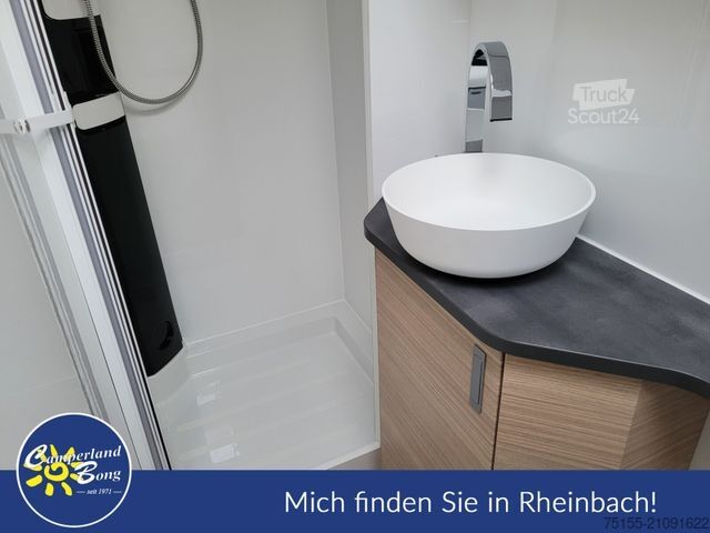 Ημιενσωματωμένο αυτοκινούμενο τροχόσπιτο HOBBY Optima De Luxe T70 F 180 PS / Navi / RFK