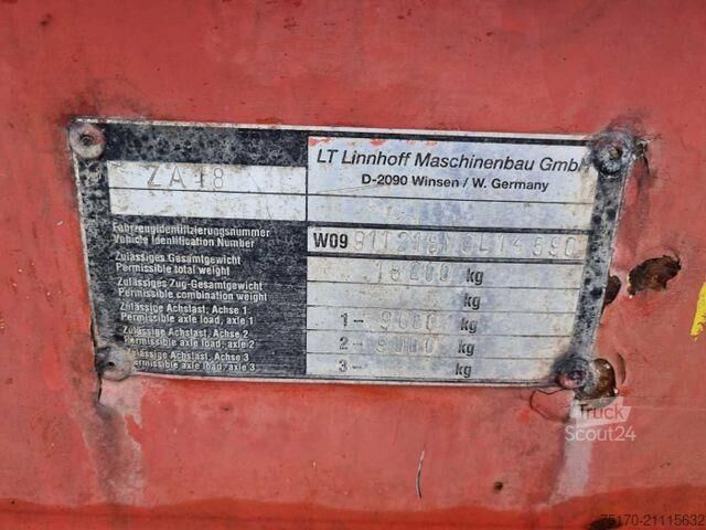 Linnhoff ZA 18 cuiseur d'asphalte DA 6 Linnhoff ZA 18 Asphaltkocher DA 6