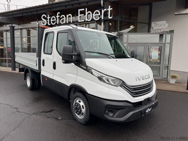Platform van double cab Iveco Daily 35C21 HA8 3.0L DoKa *Automatik*R3.450mm*4x