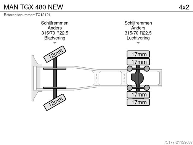 MTS standard MAN TGX 480 NEW