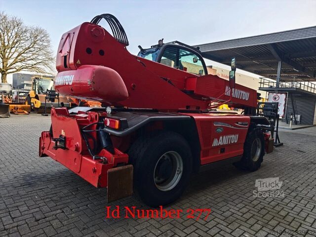 Rotējošs teleskopiskais rokturis Manitou MRT 2150+ Privilege Radio Remote Winch Forks!