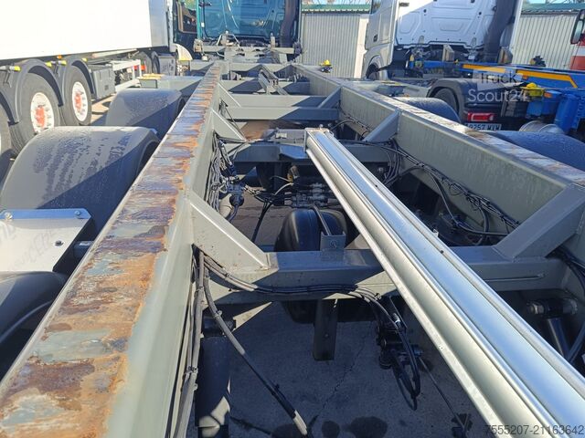 شبه مقطورة ناقلة حاويات Prim ball Extensible