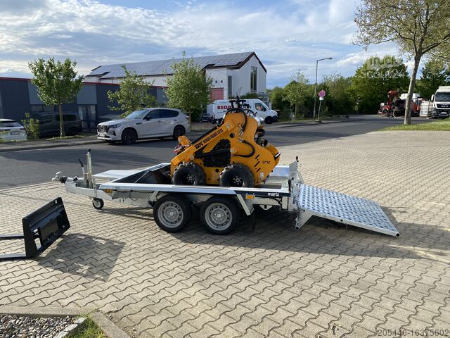 Radlader Mini-Radlader + Tieflader Berger Kraus Miniradlader BK323S 23PS *GABELPAKET*