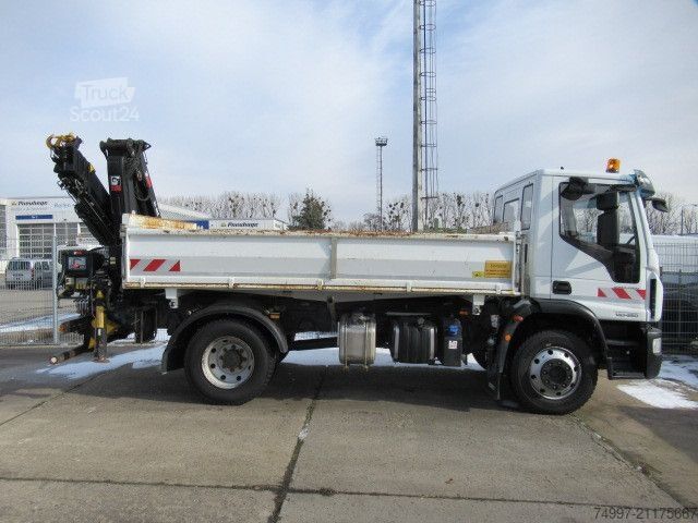 Pašizgāzējs kravas automašīna IVECO ML140E25K  / HIAB  XS 088 / Funk / Greifer