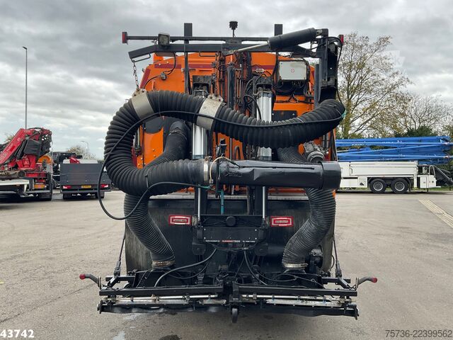 Yol süpürme aracı Mercedes-Benz ATEGO 1523 Faun VIAJET 6 R/HS Wegdekreiniger Ju...