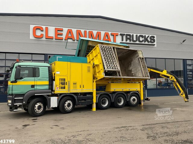 Imuajoneuvo Man TGS 35.480 10x4  RSP Tridem Saugbagger 10m³